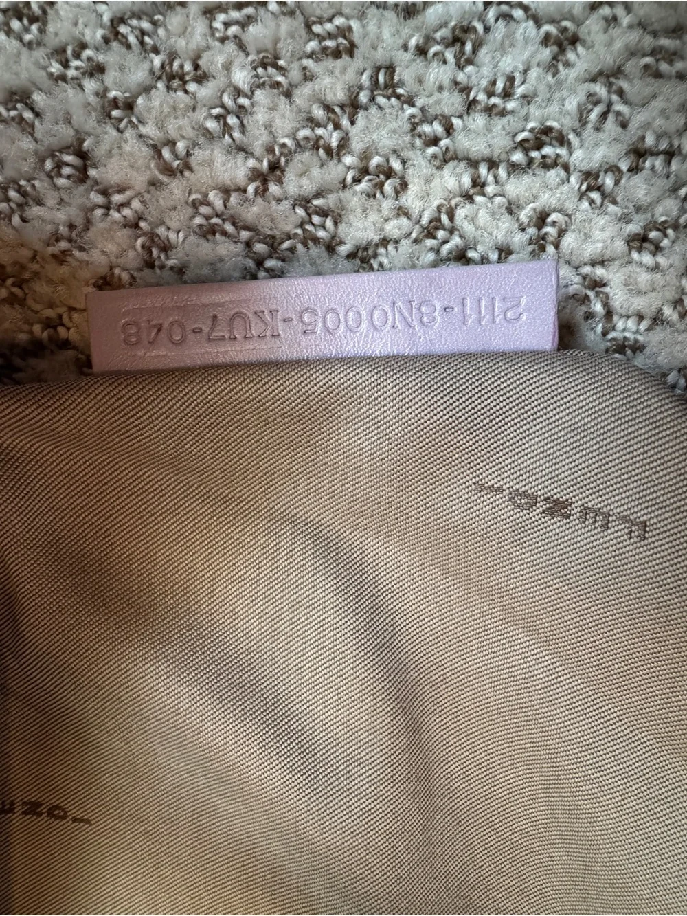 Fendi Lavender FF Logo Tote